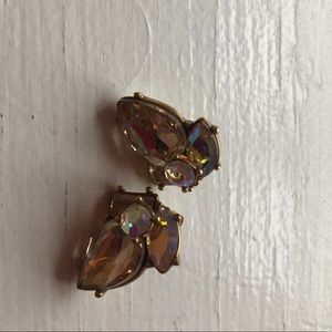 J crew large jewel studs